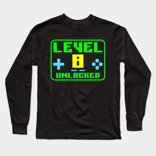 Level 8 Unlocked Long Sleeve T-Shirt